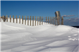 snow drift dune fence